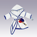 Load image into Gallery viewer, Baseball Terry Velour Sport Bathrobe Baby Boy or Toddler Gift
