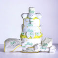 Load image into Gallery viewer, Baby Layette Set Diaper Cake
