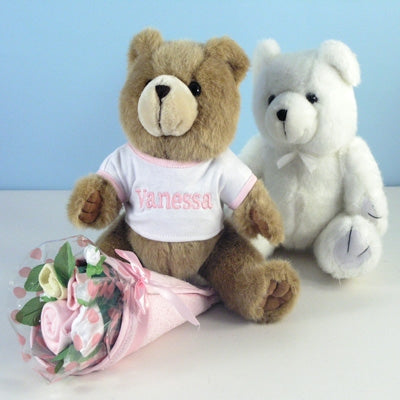 Bear Bouquet Personalized Baby Gift-Girl