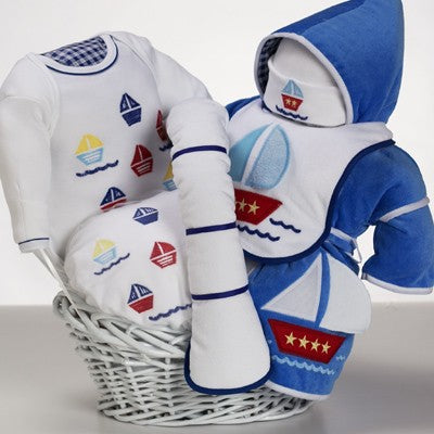 Baby Boy Gift Basket-Set Your Sails