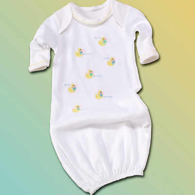 Newborn Sleep Gown- Little Duckies!