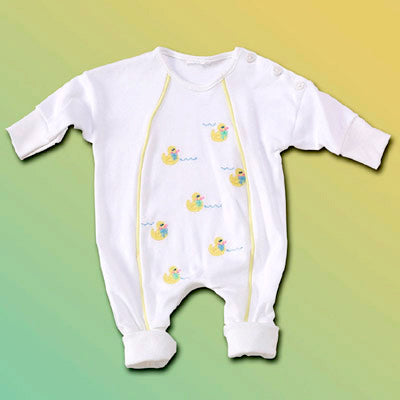 Infant Daywear Outfit with Little Duckies Design