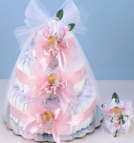 Diaper Cake Delight Baby Girl Gift