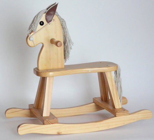 Keepsake Rocking Horse Personalized Baby Girl Gift Set