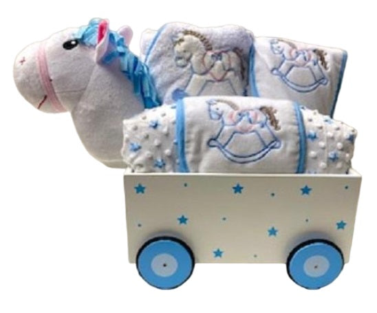 Pony Pull Toy Layette Gift Set