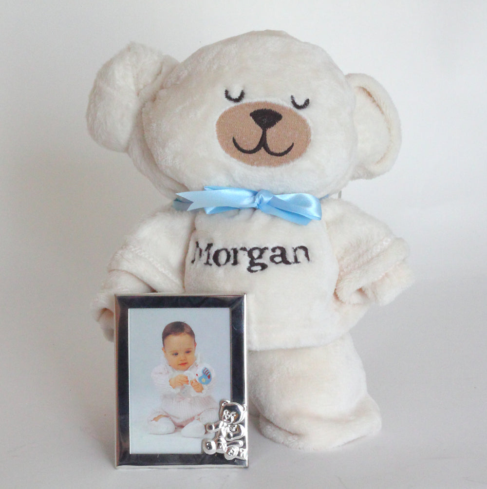 Personalized Irresistibly Plush Baby Blanket Baby Gift Sets