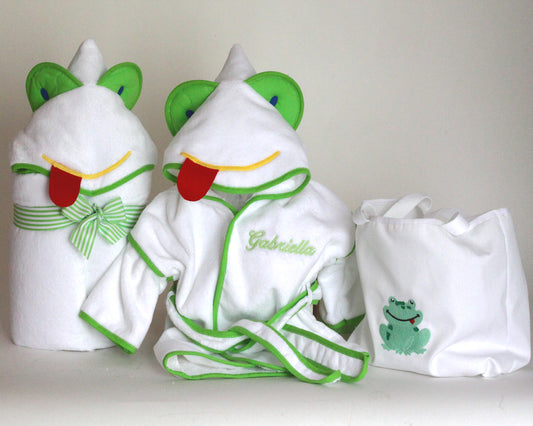 Friendly Frog Ultimate Terry Baby Bath Gift Set