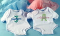 Load image into Gallery viewer, Personalized Onsies-Baby's Name & Initial
