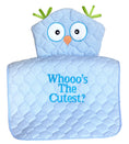 Load image into Gallery viewer, Whooo's the Cutest-Owl Changing Mat Baby Girl Gift
