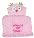 Load image into Gallery viewer, Whooo's the Cutest-Owl Changing Mat Baby Girl Gift
